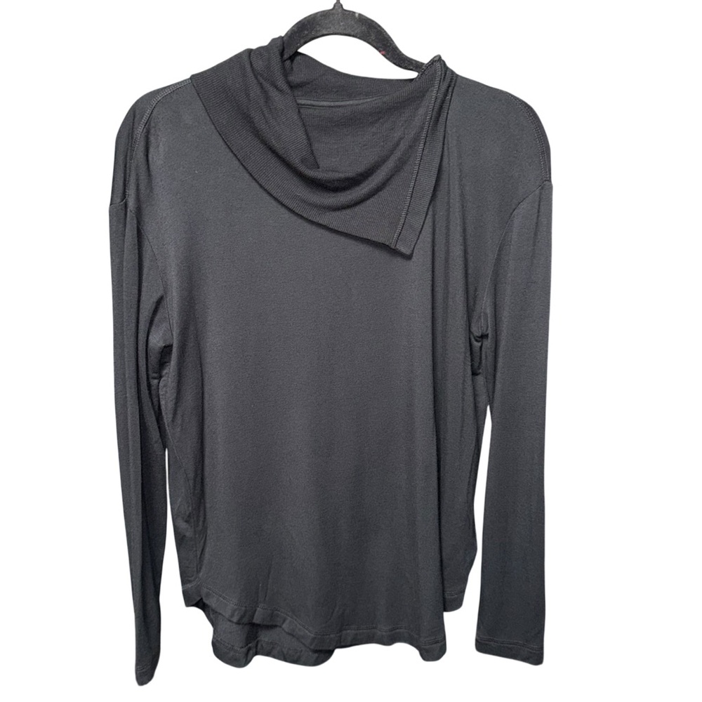 🔵 3/$18 - CYNTHIA ROWLEY ribbed cowl scarf collar black XS